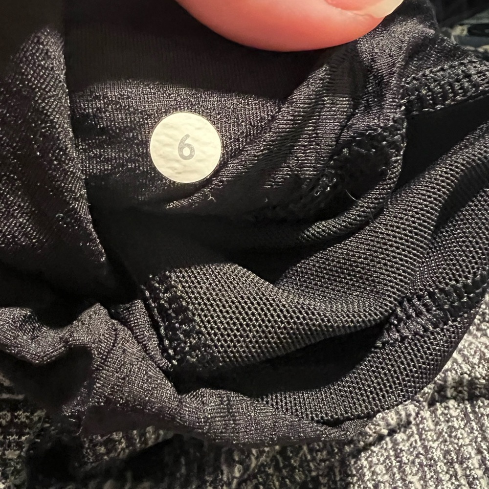 Lululemon Think Fast Pullover Coco Pique Black / Black Size 6‎ - Picture 12 of 15